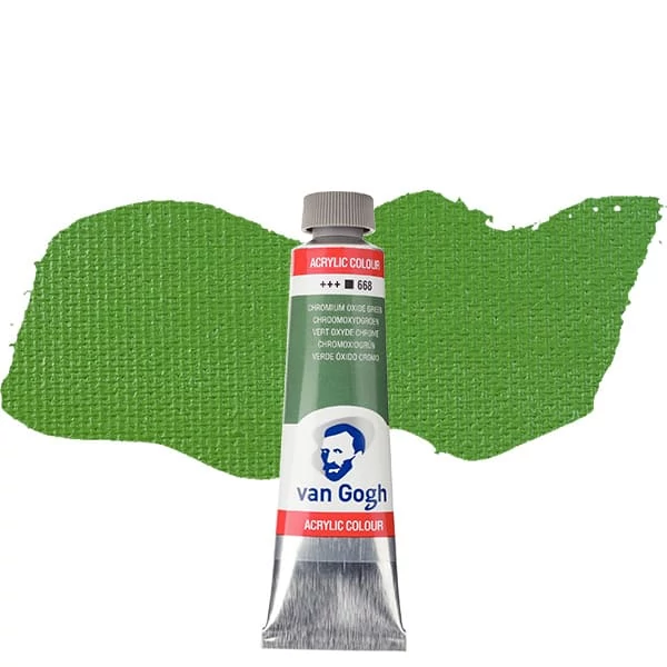 ΑΚΡΥΛΙΚΟ VAN GOGH 40ml 668 Chromium Oxide Green