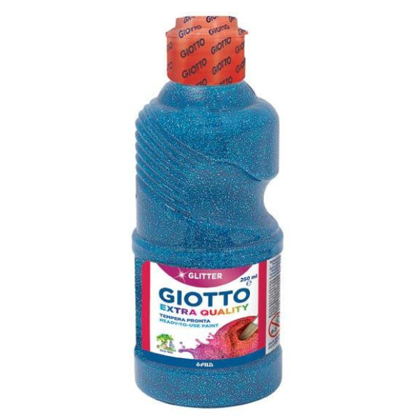 ΤΕΜΠΕΡΑ ΜΠΟΥΚΑΛΙ 250ML ΓΑΛΑΖΙΑ  GLITTER GIOTTO