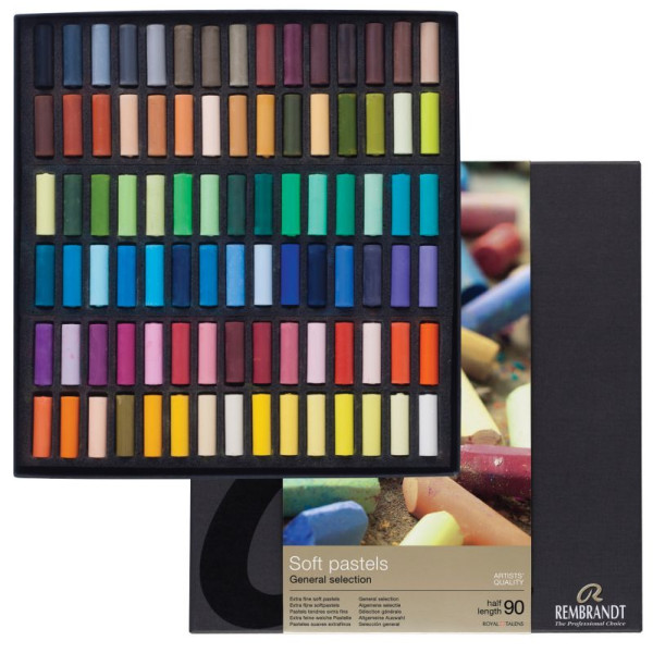 REMBRANDT SOFT PASTELS SET 300 C90.5 90 HALF STICKS