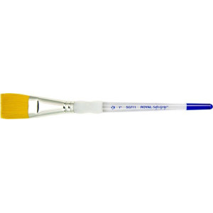 ΠΙΝΕΛΟ ΠΛΑΚΕ Νο 1" SOFTGRIP ΑΚΡΥΛΙΚΟ-ΛΑΔΙ-ΑΚΟΥΑΡΕΛΑ SG711-1"