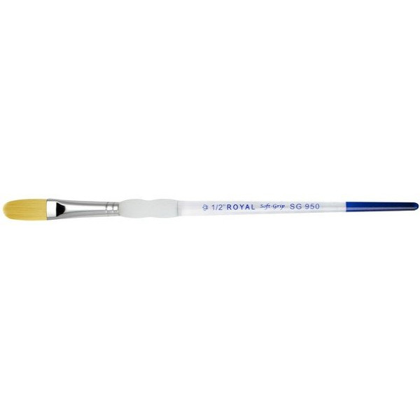 ΠΙΝΕΛΟ ΓΛΩΣΣΑ ΓΑΤΑΣ Νο 1/2" SOFTGRIP ΑΚΡΥΛΙΚΟ-ΛΑΔΙ-ΑΚΟΥΑΡΕΛΑ SG950-1/2"