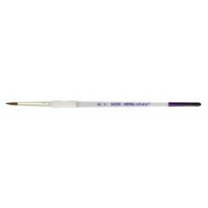 ΠΙΝΕΛΟ ΣΤΡΟΓΓΥΛΟ Νο 3 SOFTGRIP ΑΚΡΥΛΙΚΟ-ΛΑΔΙ-ΑΚΟΥΑΡΕΛΑ SG75R-3