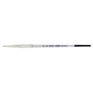 ΠΙΝΕΛΟ ΣΤΡΟΓΓΥΛΟ Νο 3/0 SOFTGRIP ΑΚΡΥΛΙΚΟ-ΛΑΔΙ-ΑΚΟΥΑΡΕΛΑ SG75R-3/0