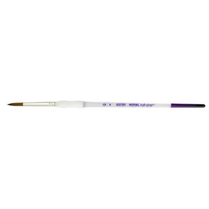 ΠΙΝΕΛΟ ΣΤΡΟΓΓΥΛΟ Νο 6 SOFTGRIP ΑΚΡΥΛΙΚΟ-ΛΑΔΙ-ΑΚΟΥΑΡΕΛΑ SG75R-6