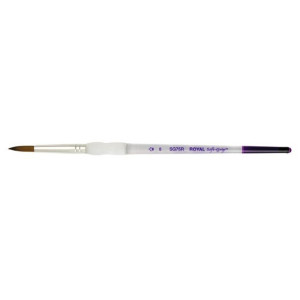 ΠΙΝΕΛΟ ΣΤΡΟΓΓΥΛΟ Νο 8 SOFTGRIP ΑΚΡΥΛΙΚΟ-ΛΑΔΙ-ΑΚΟΥΑΡΕΛΑ SG75R-8