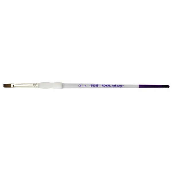 ΠΙΝΕΛΟ ΠΛΑΚΕ Νο 4 SOFTGRIP ΑΚΡΥΛΙΚΟ-ΛΑΔΙ-ΑΚΟΥΑΡΕΛΑ SG75S-4
