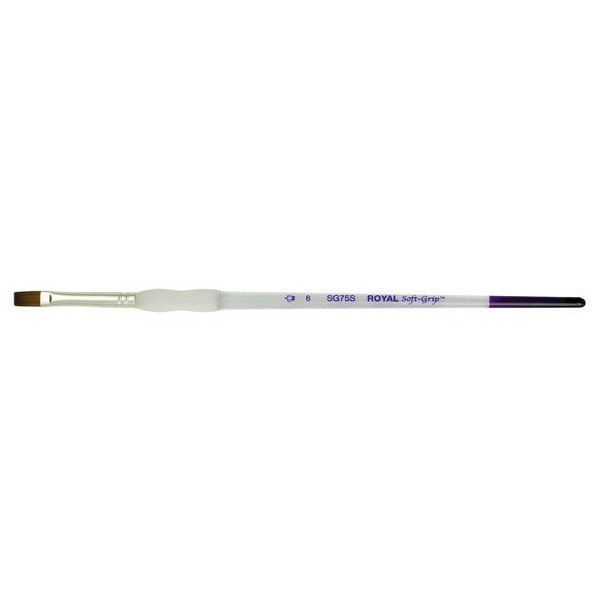 ΠΙΝΕΛΟ ΠΛΑΚΕ Νο 6 SOFTGRIP ΑΚΡΥΛΙΚΟ-ΛΑΔΙ-ΑΚΟΥΑΡΕΛΑ SG75S-6
