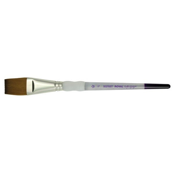 ΠΙΝΕΛΟ ΠΛΑΚΕ Νο 1" SOFTGRIP ΑΚΡΥΛΙΚΟ-ΛΑΔΙ-ΑΚΟΥΑΡΕΛΑ SG75ST-1"