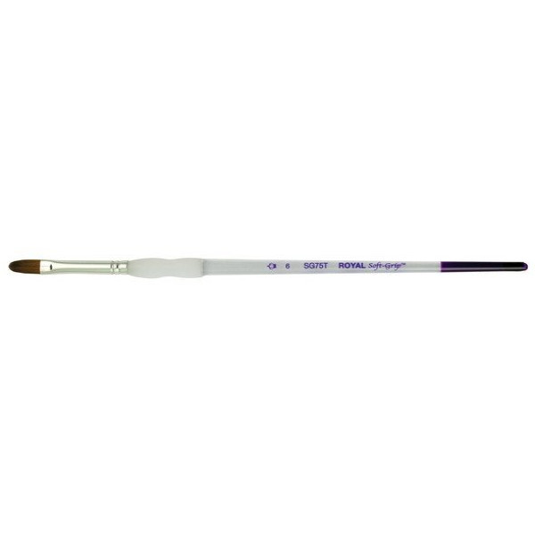 ΠΙΝΕΛΟ ΓΛΩΣΣΑ ΓΑΤΑΣ Νο 6 SOFTGRIP ΑΚΡΥΛΙΚΟ-ΛΑΔΙ-ΑΚΟΥΑΡΕΛΑ SG75T-6