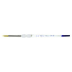 ΠΙΝΕΛΟ ΣΤΡΟΓΓΥΛΟ Νο 8 SOFTGRIP ΑΚΡΥΛΙΚΟ-ΛΑΔΙ-ΑΚΟΥΑΡΕΛΑ SG250-8