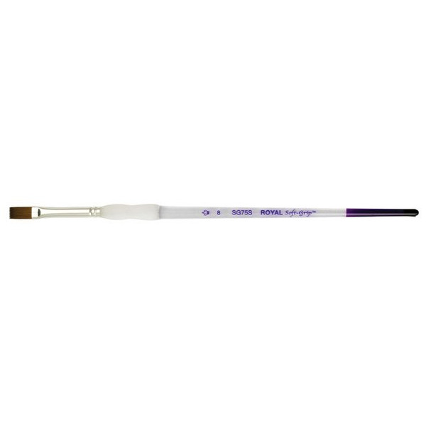 ΠΙΝΕΛΟ ΠΛΑΚΕ Νο 8 SOFTGRIP ΑΚΡΥΛΙΚΟ-ΛΑΔΙ-ΑΚΟΥΑΡΕΛΑ SG75S-8