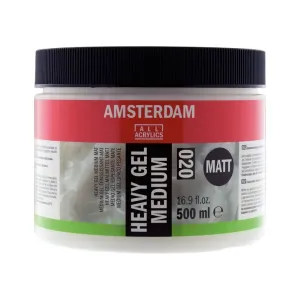 HEAVY GEL MEDIUM AMSTERDAM 020 MATT 500ml HEAVY GEL MEDIUM AMSTERDAM 020 MATT 500ml