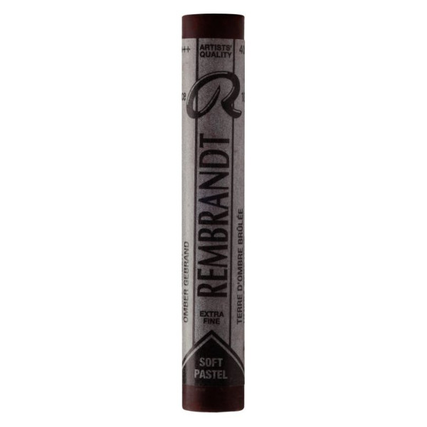 SOFT PASTEL REMBRANDT 409.5 BURNT UMBER