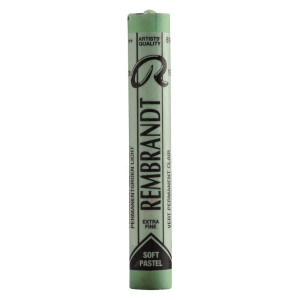 SOFT PASTEL REMBRANDT 618.9 PERMANENT GREEN LT