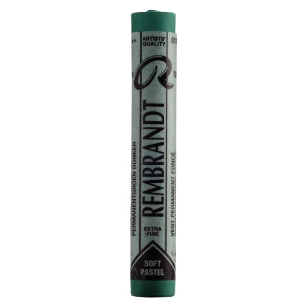 SOFT PASTEL REMBRANDT 619.5 PERMANENT GREEN LT