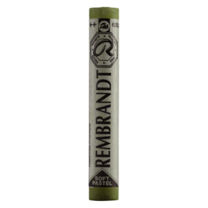 SOFT PASTEL REMBRANDT 620.8 OLIVE GREEN