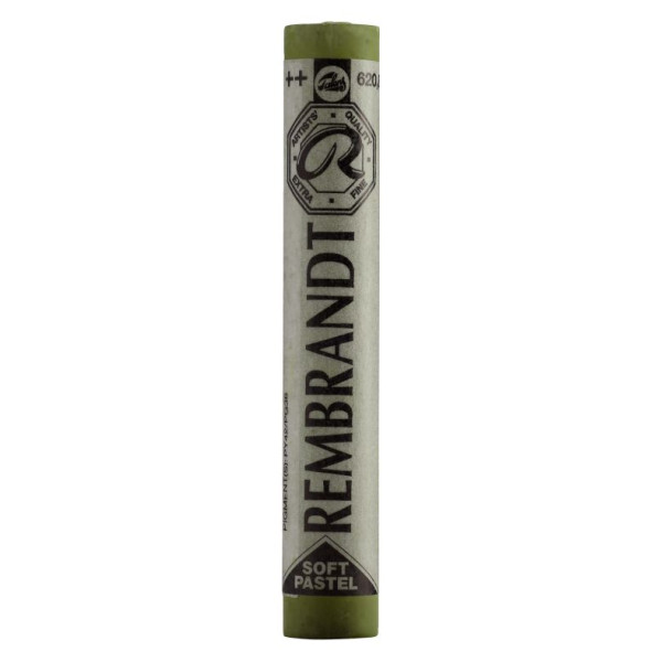 SOFT PASTEL REMBRANDT 620.8 OLIVE GREEN