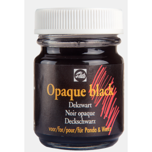 WATER BASED COLOUR WASCO OPAQUE Black 50ml WATER BASED COLOUR WASCO OPAQUE Black 50ml
