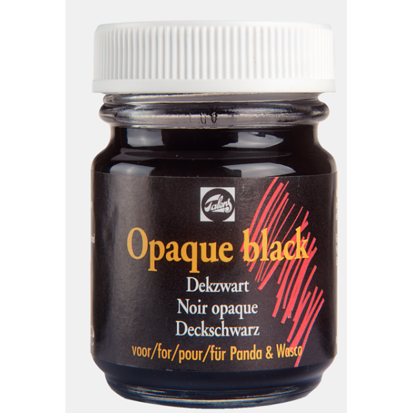 WATER BASED COLOUR WASCO OPAQUE Black 50ml
