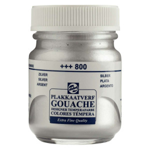 GOUACHE ΤΕΜΠΕΡΑ 50ml 800 Silver  ROYAL TALENS