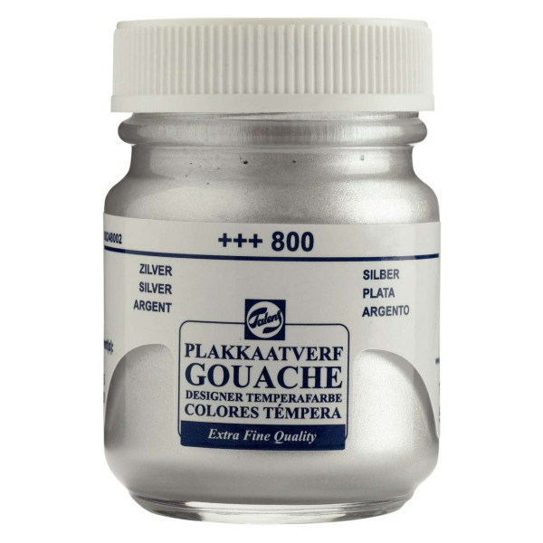 GOUACHE ΤΕΜΠΕΡΑ 50ml 800 Silver  ROYAL TALENS