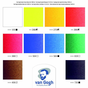 ΣΕΤ ΑΚΡΥΛΙΚΑ VAN GOGH 10x40ml