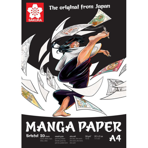 ΜΠΛΟΚ MANGA PAPER A4 20-ΦΥΛΛΑ 250gr