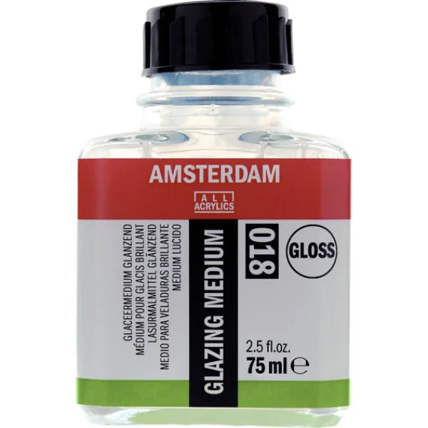 GLAZING MEDIUM GLOSS 018 AMSTERDAM 75ml