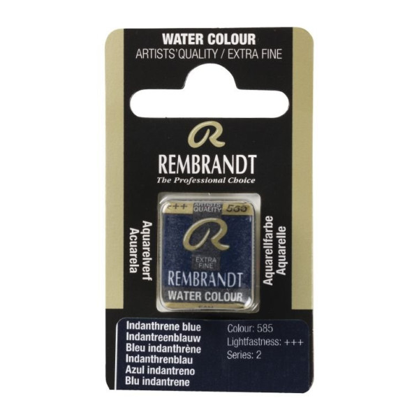 ΠΑΣΤΙΛΙΕΣ ΑΚΟΥΑΡΕΛΑΣ REMBRANDT S2 585 Indanthrene Blue