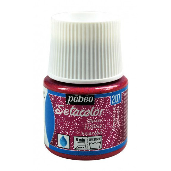 ΧΡΩΜΑ ΥΦΑΣΜΑΤΟΣ SETACOLOR LIGHT GLITTER FABRICS 45 ML TOURMALINE