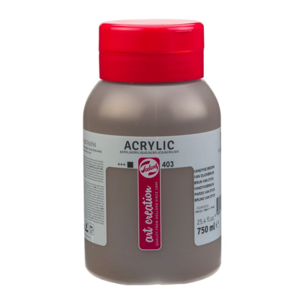 ΑΚΡΥΛΙΚΟ ΧΡΩΜΑ ART CREATION 750ml 403 Vandyke Brown