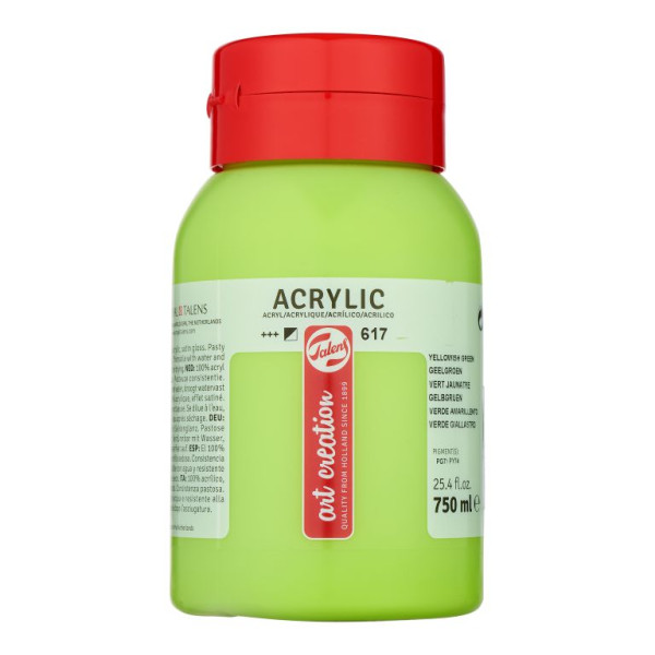 ΑΚΡΥΛΙΚΟ ΧΡΩΜΑ ART CREATION 750ml 617 Yellowish Green