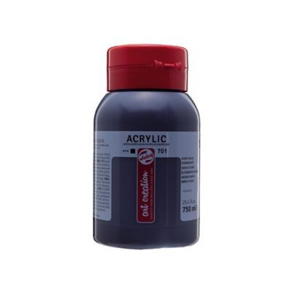 ΑΚΡΥΛΙΚΟ ΧΡΩΜΑ ART CREATION 750ml 701 Ivory Black