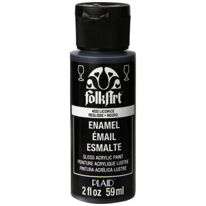 ΧΡΩΜΑ FOLKART ENAMEL(ΓΥΑΛΙ ΚΕΡΑΜΙΚΟ) 59M LICORICE