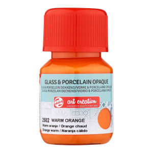 ΧΡΩΜΑ ΓΙΑ ΓΥΑΛΙ & ΠΟΡΣΕΛΑΝΗ ART CREATION OPAQUE 30ML 2502 WARM ORANGE