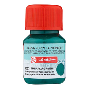 ΧΡΩΜΑ ΓΙΑ ΓΥΑΛΙ & ΠΟΡΣΕΛΑΝΗ ART CREATION OPAQUE 30ML 6023 EMERALD GREEN
