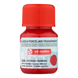 ΧΡΩΜΑ ΓΙΑ ΓΥΑΛΙ & ΠΟΡΣΕΛΑΝΗ ART CREATION TRANSPARENT 30ML 13025 INT.CARMINE