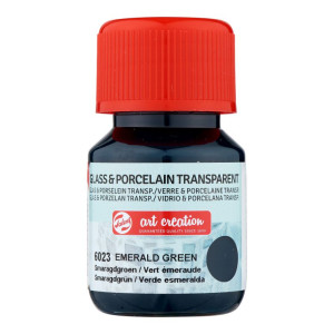 ΧΡΩΜΑ ΓΙΑ ΓΥΑΛΙ & ΠΟΡΣΕΛΑΝΗ ART CREATION TRANSPARENT 30ML 6023 EMERALD GREEN