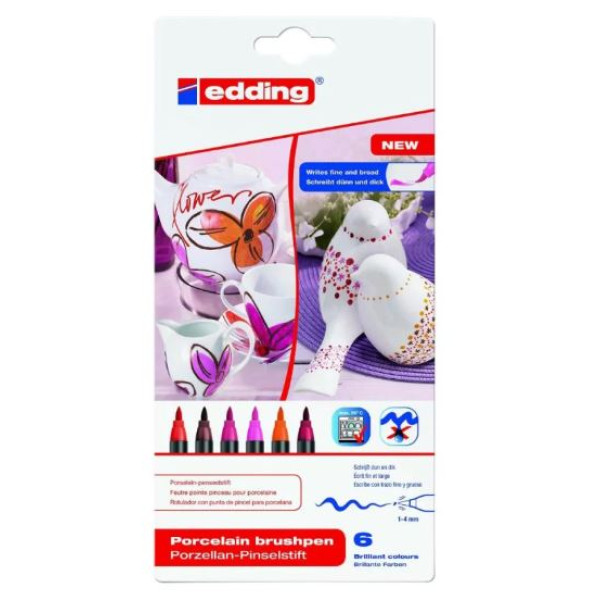 ΜΑΡΚΑΔΟΡΟΣ  ΠΙΝΕΛΟ ΠΟΡΣΕΛΑΝΗΣ 1-4Μ WARM SET6ΤΕΜ