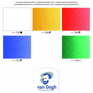 ΣΕΤ ΑΚΡΥΛΙΚΑ VAN GOGH PACK 5x40ml