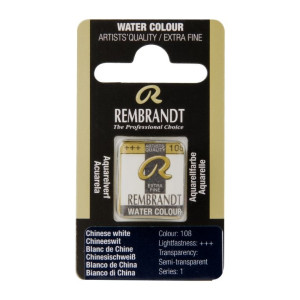 ΠΑΣΤΙΛΙΕΣ ΑΚΟΥΑΡΕΛΑΣ REMBRANDT S1 108 Chinese White