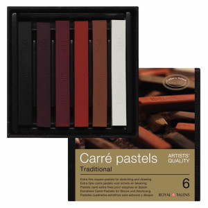REMBRANDT CARRE PASTELS TRADITIONAL SET 6