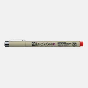 ΜΑΡΚΑΔΟΡΟΣ SAKURA PIGMA MICRON 01 – 0,25 mm RED ΜΑΡΚΑΔΟΡΟΣ SAKURA PIGMA MICRON 01 – 0,25 mm RED