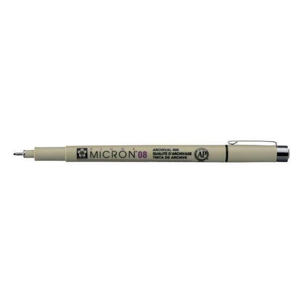 ΜΑΡΚΑΔΟΡΟΣ SAKURA MICRON 08 ΜΑΥΡΟ PIGMA