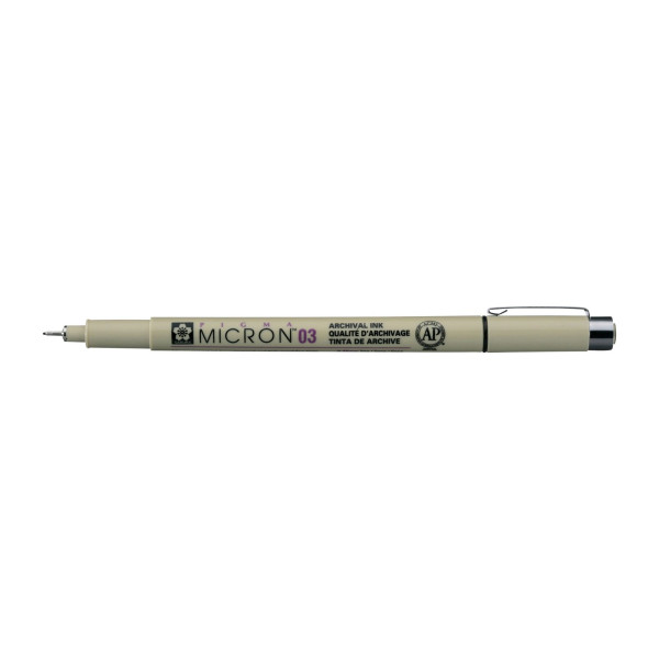 ΜΑΡΚΑΔΟΡΟΣ SAKURA MICRON 03 ΜΑΥΡΟ PIGMA