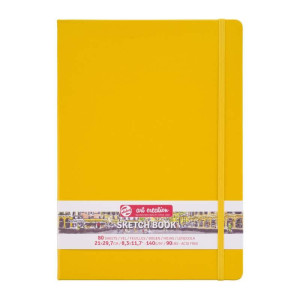 ΜΠΛΟΚ ΣΧΕΔΙΟΥ 21x30 Golden Yellow ΜΕ ΛΑΣΤΙΧΟ ART CREATION 140g 80 ΦΥΛΛΑ