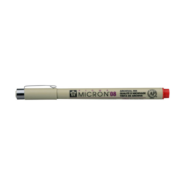 ΜΑΡΚΑΔΟΡΟΣ PIGMA MICRON 08 0,5MM ΚΟΚΚΙΝΟΣ