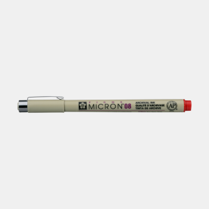 ΜΑΡΚΑΔΟΡΟΣ SAKURA PIGMA MICRON 08 – 0,50 mm RED ΜΑΡΚΑΔΟΡΟΣ SAKURA PIGMA MICRON 08 – 0,50 mm RED