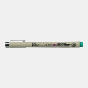 ΜΑΡΚΑΔΟΡΟΣ SAKURA PIGMA MICRON 005 – 0,20 mm GREEN ΜΑΡΚΑΔΟΡΟΣ SAKURA PIGMA MICRON 005 – 0,20 mm GREEN