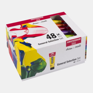 ΣΕΤ ΑΚΡΥΛΙΚΑ AMSTERDAM 48x20ml General selection set